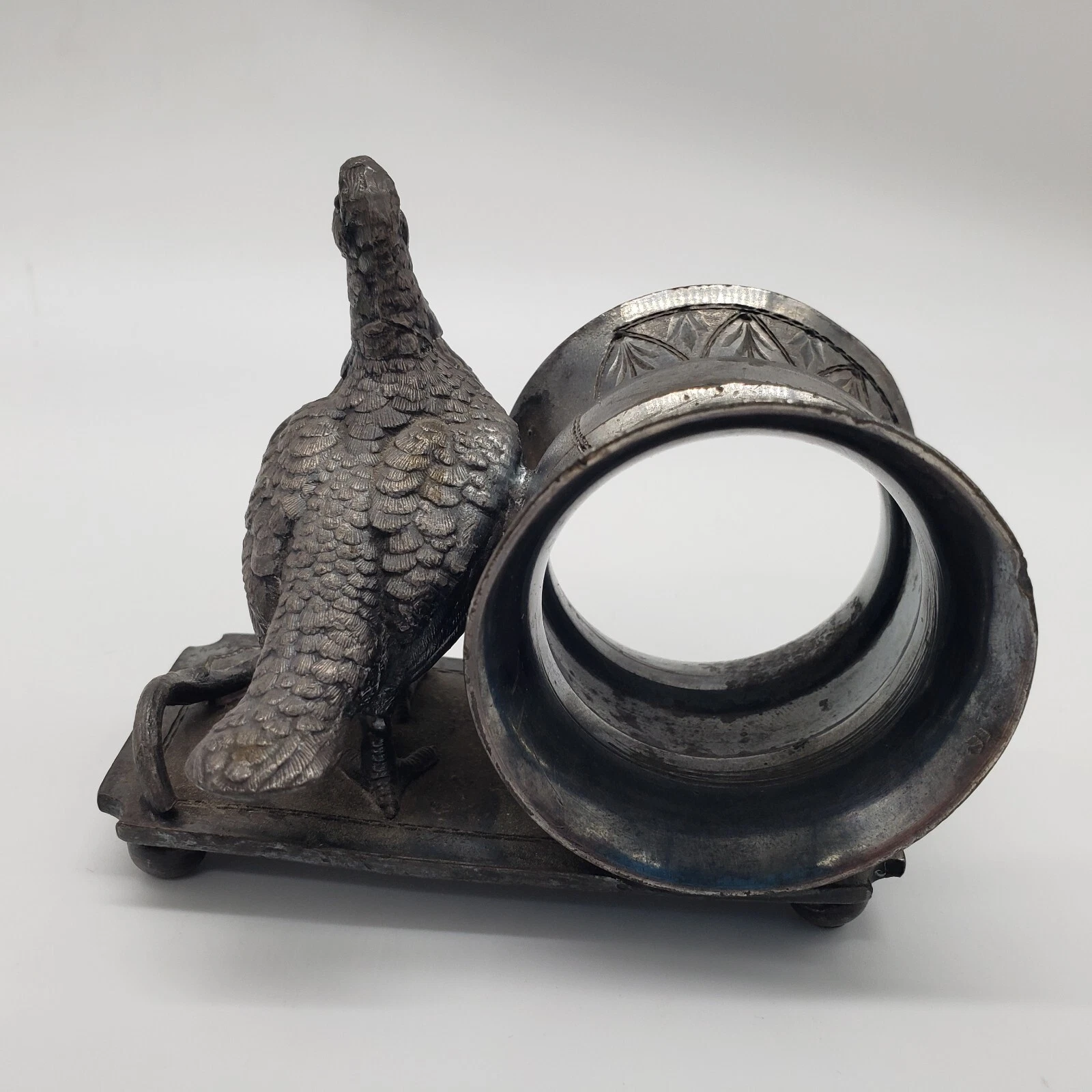 bird/duck figural napkin ring. Aurora Silver Plate Co. 17