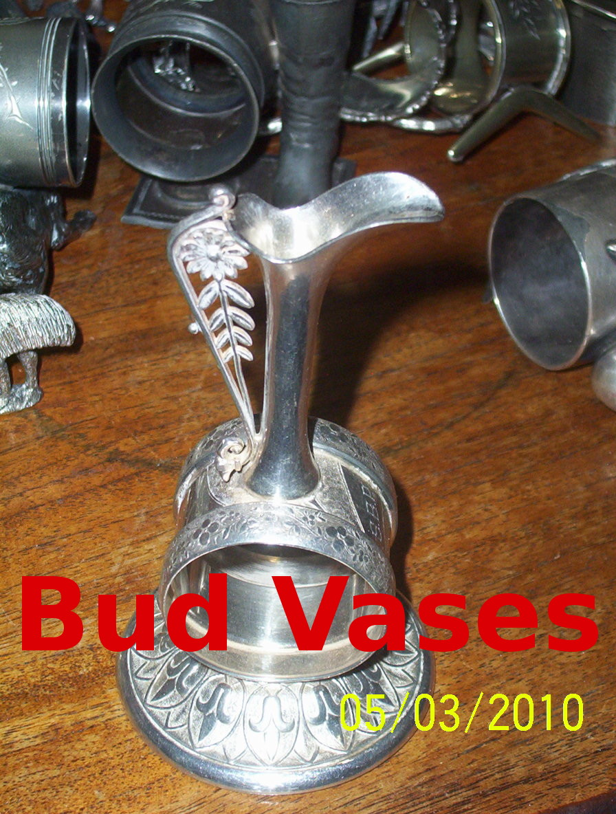 Bud Vase figural napkin rings